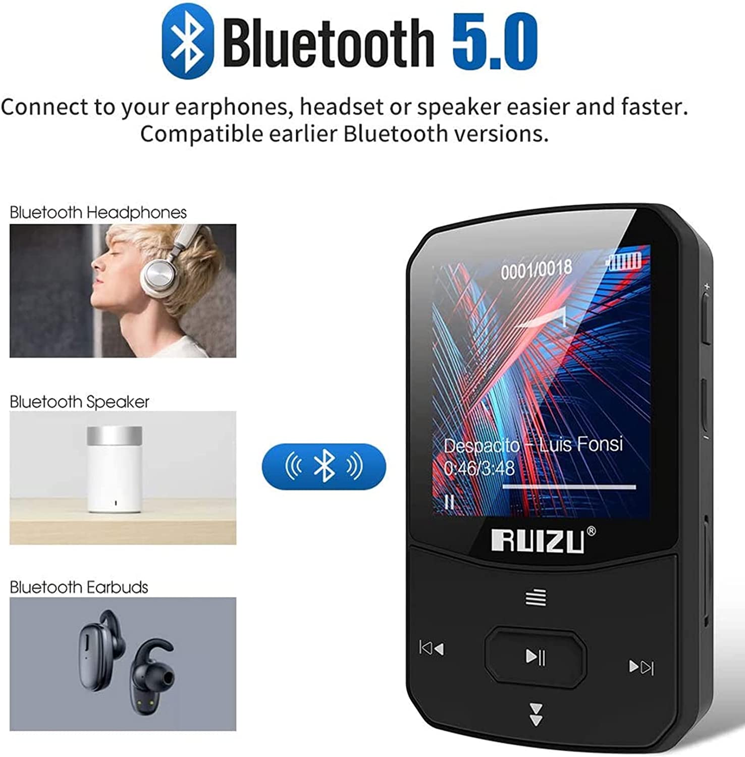 RUIZU X52 MP3 PLAYER - Image 4