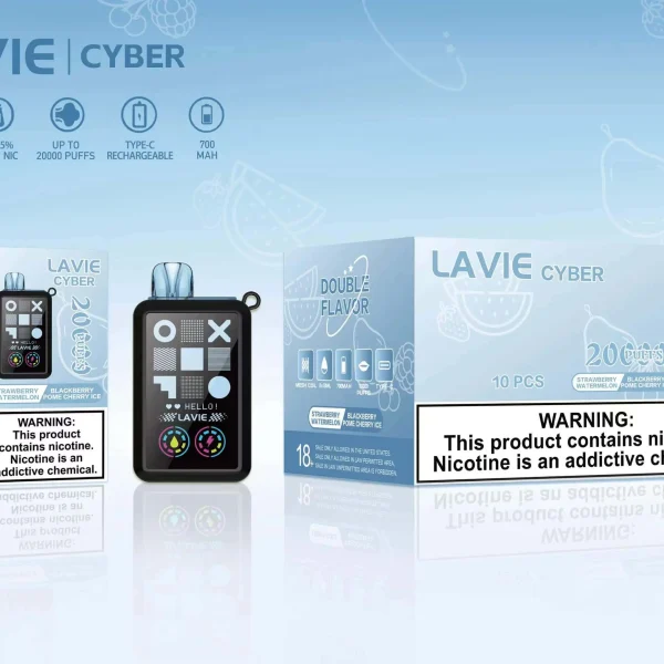 Lavie Cyber 20000 Puffs Double Flavor Disposable Vape Pack