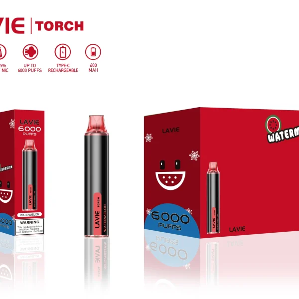 Lavie Torch 6000 Puffs Slim Disposable Vape Pack