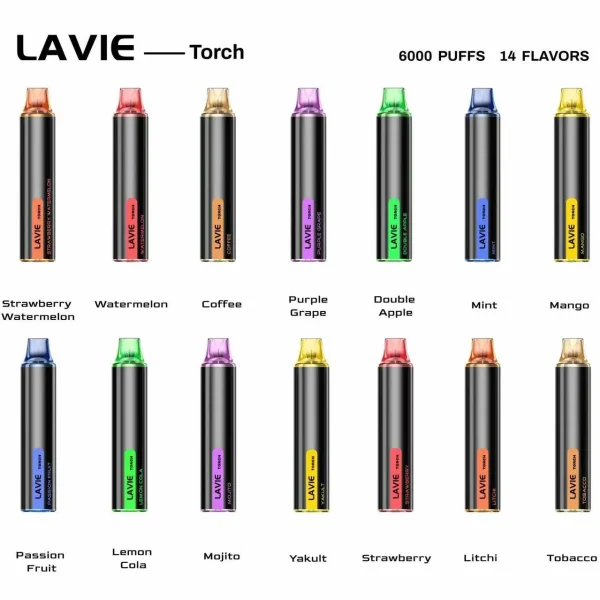Lavie Torch 6000 Puffs Slim Disposable Vape