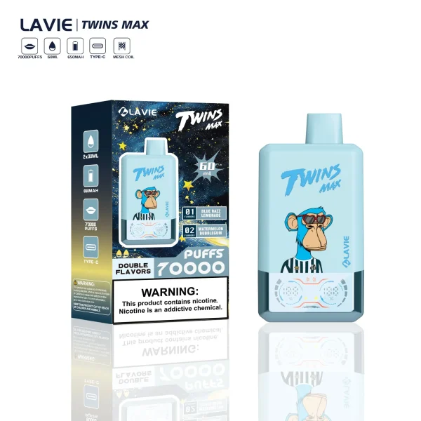 Lavie Twins 70000 Puffs Switchable Disposable Vape