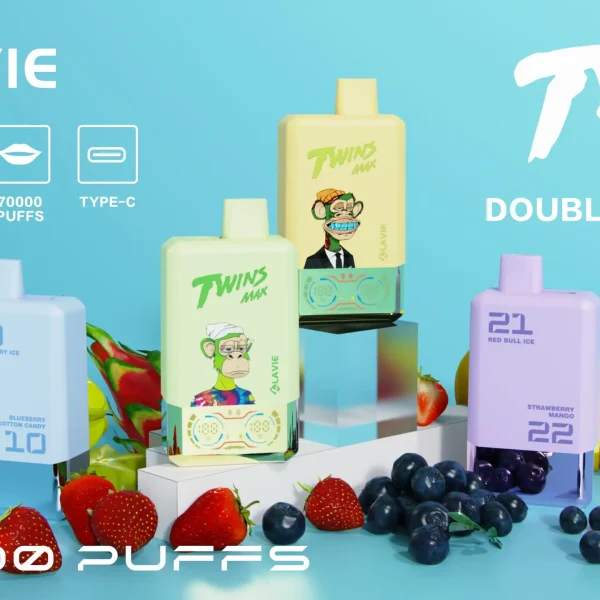 Lavie Twins 70000 Puffs Switchable Disposable Vape